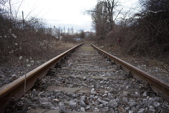 Photo of old and abandoned railway track