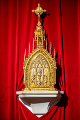 sagrario eucaristico, capilla del Santisimo, Monasterio de San Juan de los Reyes, Toledo, Castilla-La Mancha, Spain