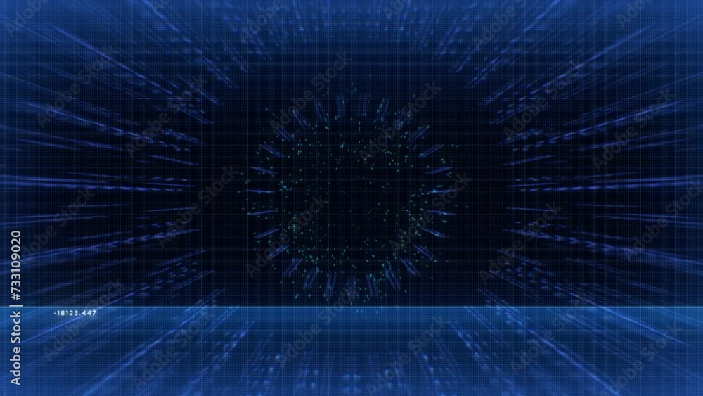 Poster tech hud screen background