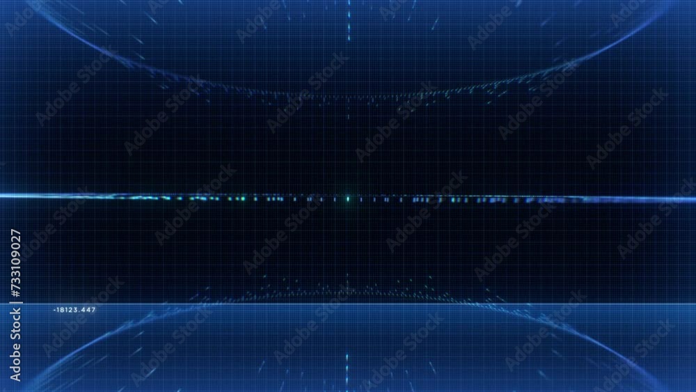 Poster radar style & tech hud display background