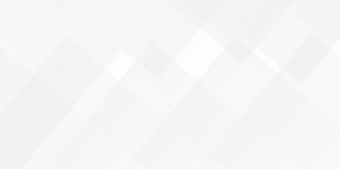 Modern abstract white curve square lines triangle technology backdrop. white light grey background. Space design concept. Decorative web layout poster, banner. White grey background vector design.