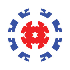 Obraz premium Amazing circular fire tattoo design