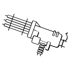 machine gun