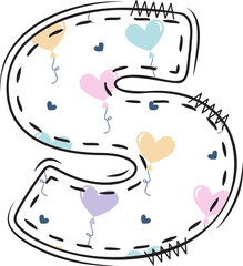 Font of Valentine Day Pastel