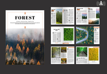 Forest Magazine Template