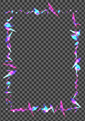 Violet Glare Background Transparent Vector. Element Glittery Design. Blur Galaxy Illustration. Bright Clarity. Spot Starburst Template.