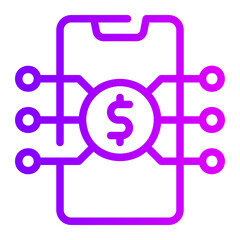 emoney gradient icon