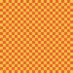 vector orange checkered pattern background