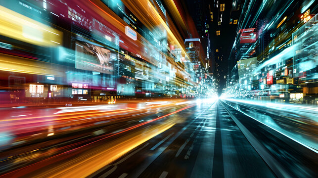 fast refresh rates, high-resolution imagery, vibrant colors, and digital data flow in the background