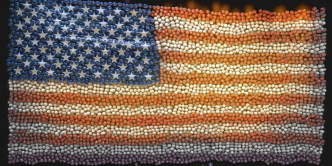 American patriotism concept