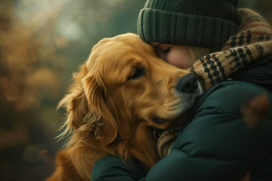 Showcase the bond between a loyal pet