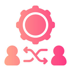 change management gradient icon