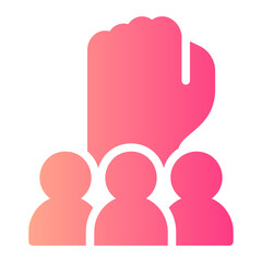 empowerment gradient icon