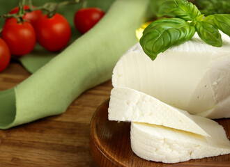 organic homemade soft cheese feta cheese