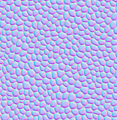 normal map of cracked ground (perfect seamless pattern)