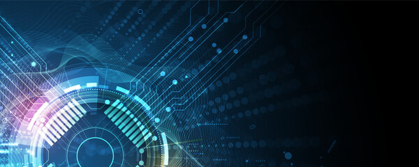 Abstract vector background. Futuristic technology style. Elegant background for business tech presentations.