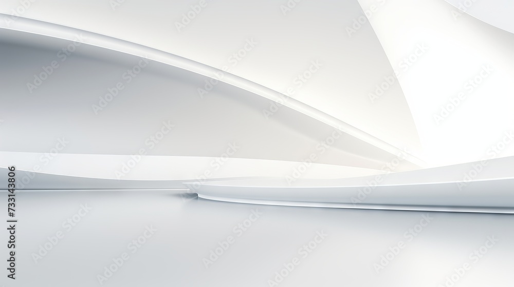 Poster clean and minimalistic white abstract background