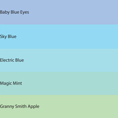 Abstract Colored Palette Guide