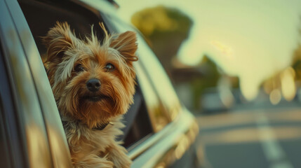 dog, car, puppy, pet, window, cute, animal, happy, looking,