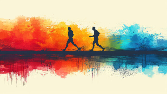 Wellness Revolution: Fitness Evolution Graphic