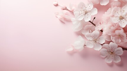 A soft and pastel pink background for a delicate touch