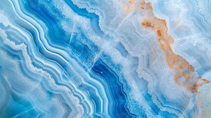 Fototapeta premium Gemstone blue lace Agate Closeup, Wallpaper, background