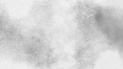 Monochrome white and grey watercolor background. Abstract surface grey grunge painting texture. White watercolor background painting with cloudy