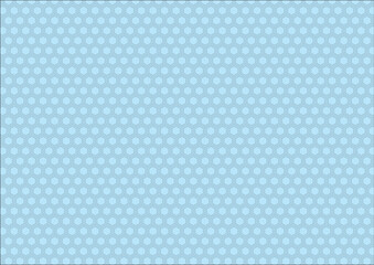 日本の伝統紋様 亀甲のシームレスパターン青