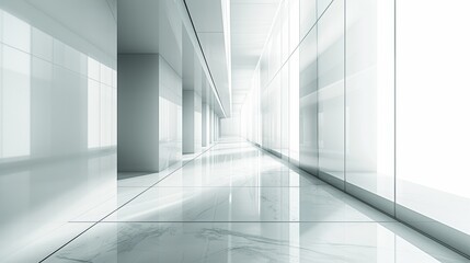Minimalist background with clean lines, conveying transparency and clarity in business and investment practices