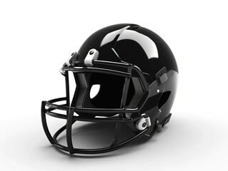 Naklejka premium Football helmet on white background 