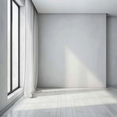 White Empty elegance room background with space for text or object. copy space,