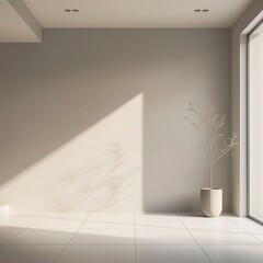 White Empty elegance room background with space for text or object. copy space,