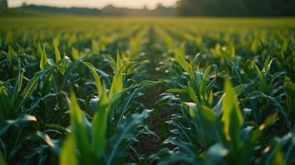 Fields of vibrant crops grown for biofuel production - obrazy, fototapety, plakaty