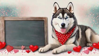 siberian husky dog