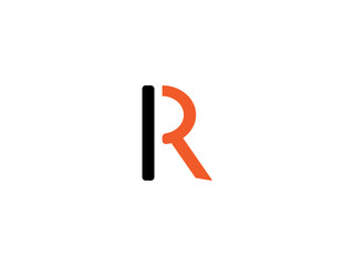 R latter logo vector