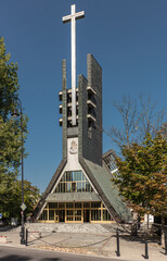 Catholic church Matki Bozej Czestochowskiej in Warsaw, Poland.