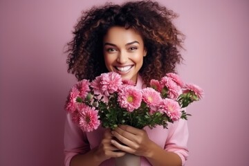 Celebrating Womens Day with Joyful Flowers.