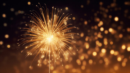 Fireworks festive holidays celebration concept.