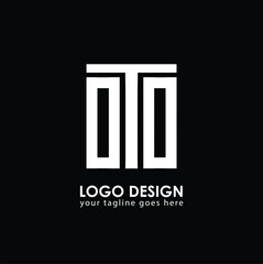 OTO OTO Logo Design, Creative Minimal Letter OTO OTO Monogram