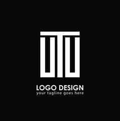 UTU UTU Logo Design, Creative Minimal Letter UTU UTU Monogram