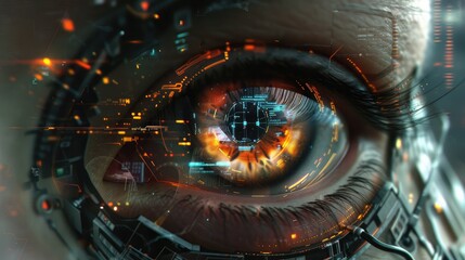 Eye in an high tech environment