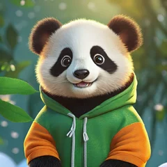  panda eating bamboo © Zarar