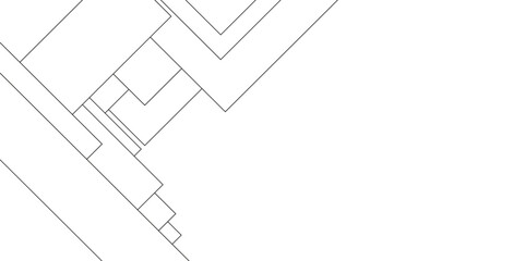 Abstract geometric and stripe white black colors with lines pattern texture, Abstract industrial Design random lines black on white background, Paper geometric composition with abstract lines.