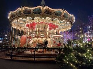 Obraz premium Tivoli Gardens in December, Copenhagen