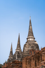 Naklejka premium Phra si sanphet pagodas