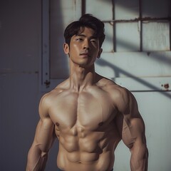 피트니스 모델, 남성 피트니스 모델, 남성 모델, 헬스 모델