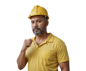 Confidant Construction Pro Expert Isolated on Transparent Background