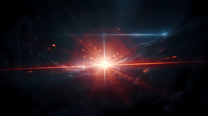 Space galaxy background, 3D illustration of nebulae in the universe