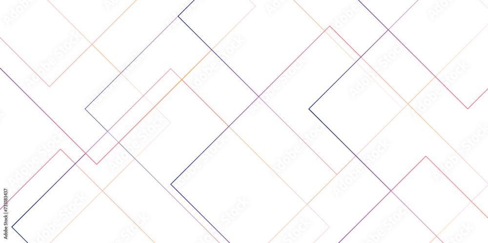 Poster Abstract white purple and gold vector blueprint background with modern design. Vector futuristic architecture concept with digital geometric connection pink lines
