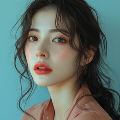 남성 헤어 모델, 짧은 머리 모델, 여성 헤어 모델, 여성 모델, 청순한 모델, 여성 청순한 모델, 여성 모